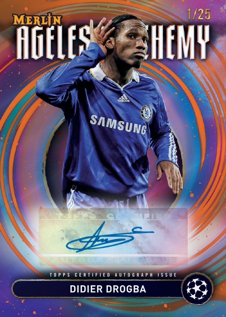 2024/25 Topps Chrome Merlin UEFA Club Competitions Soccer 7-Pack Blaster