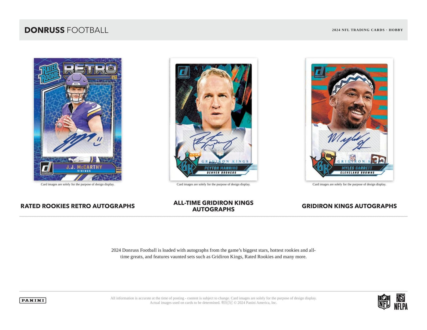 2024 Panini Donruss Football Hobby Pack