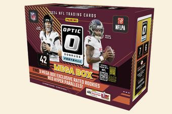 compare product 2024 Panini Donruss Optic Football Mega Box (Red Hyper Parallels!)