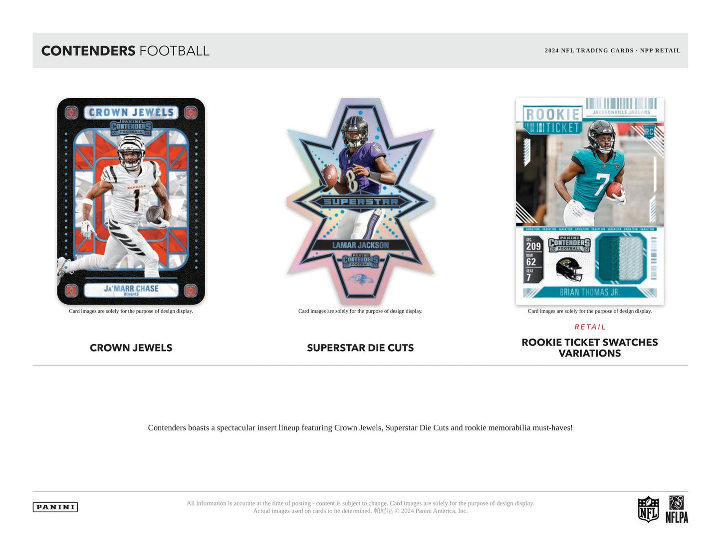 2024 Panini Contenders Football 5-Pack Blaster