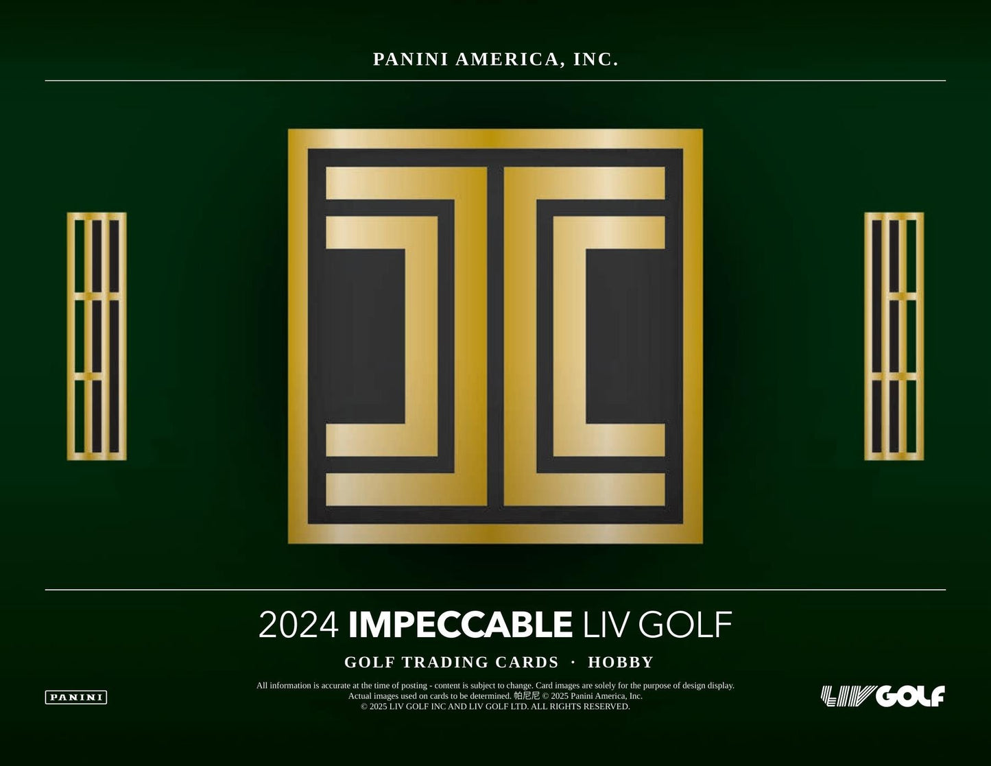 2024 Panini Impeccable LIV Golf Hobby