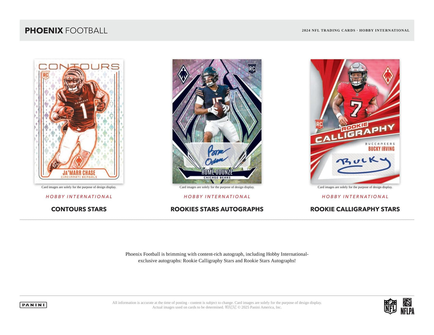 2024 Panini Phoenix Football Hobby International Mega