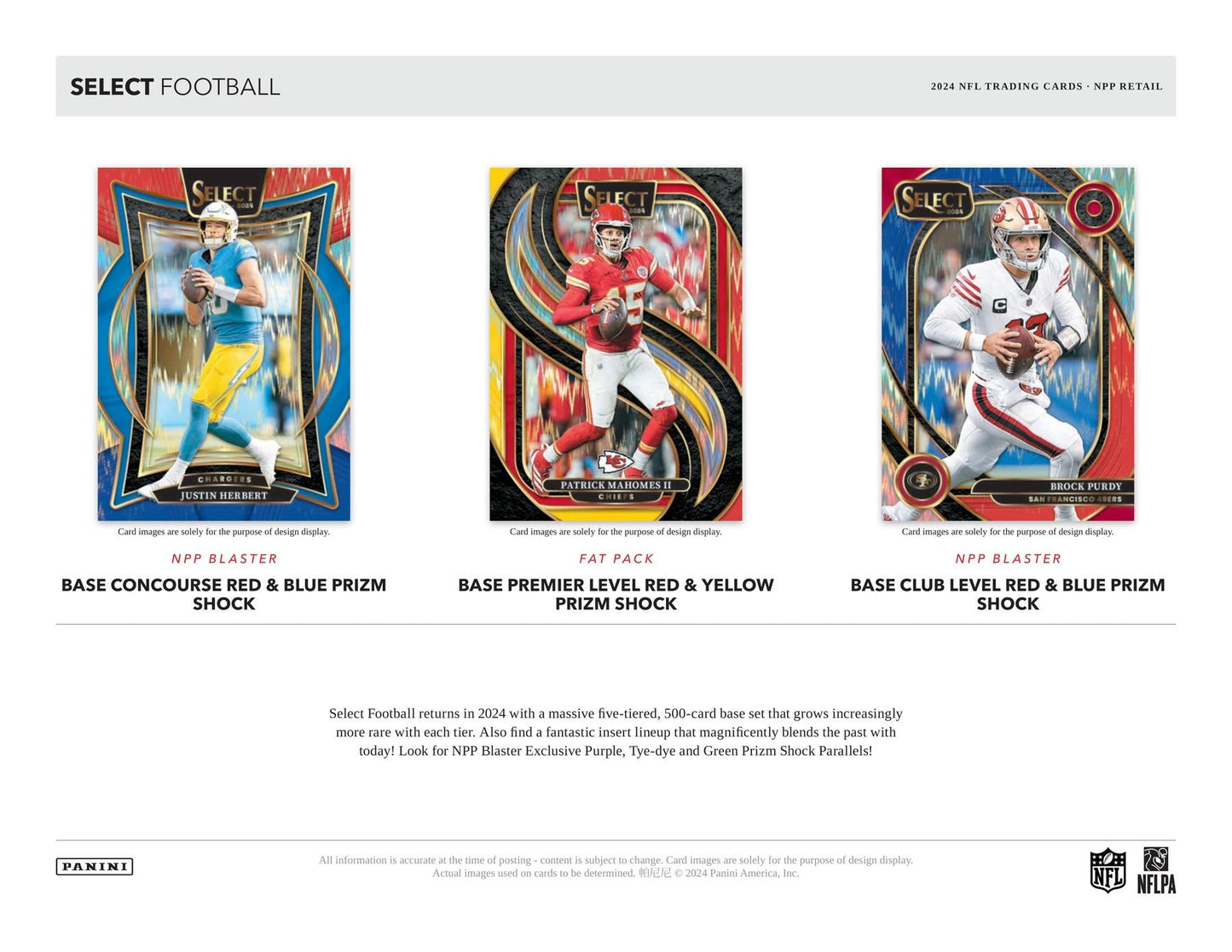 2024 Panini Select Football 6-Pack Blaster (Red & Blue Prizms!)