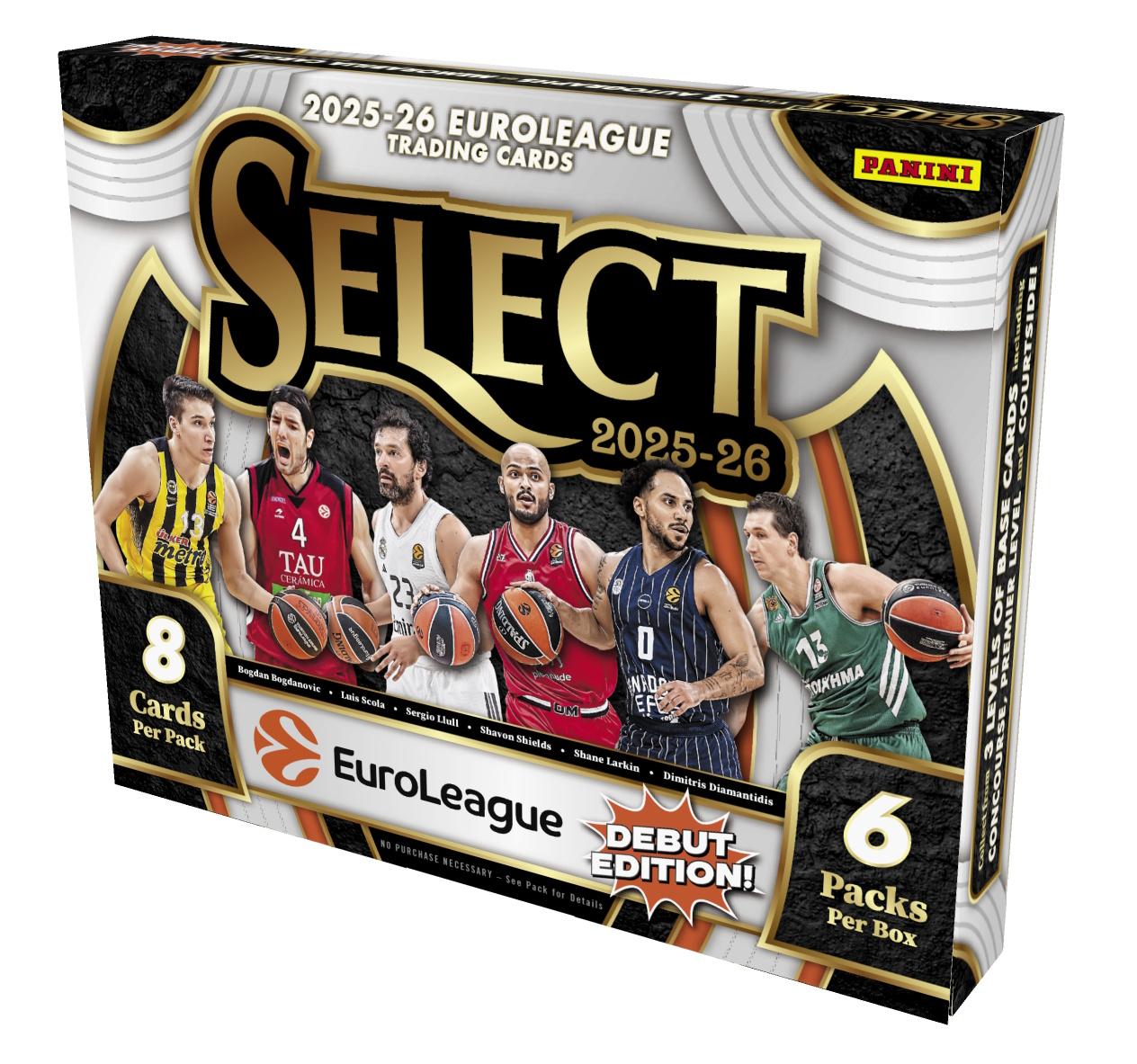 2025/26 Panini Select EuroLeague Basketball Hobby