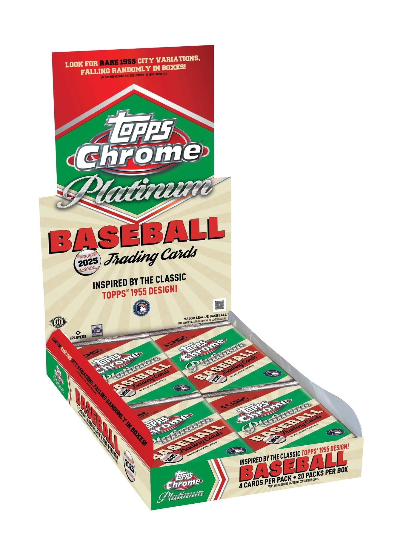 2025 Topps Chrome Platinum '55 Baseball Hobby