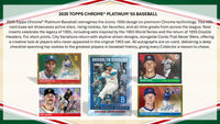 2025 Topps Chrome Platinum '55 Baseball Hobby