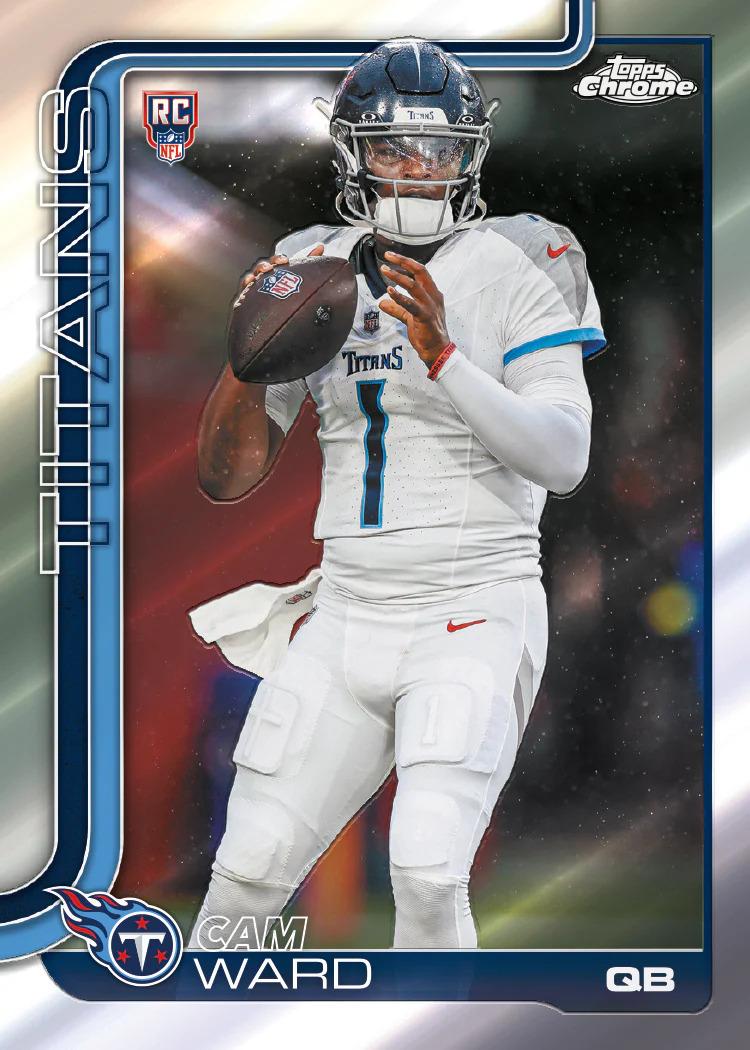 2025 Topps Chrome Football Mega