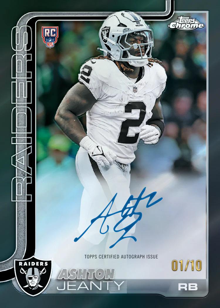 2025 Topps Chrome Football Mega