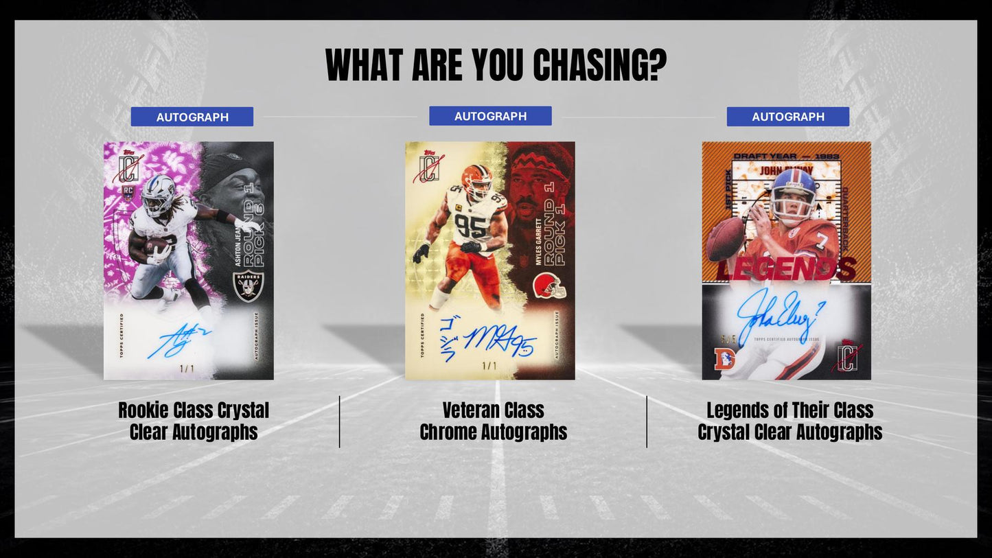 2025 Topps Signature Class Football Hobby