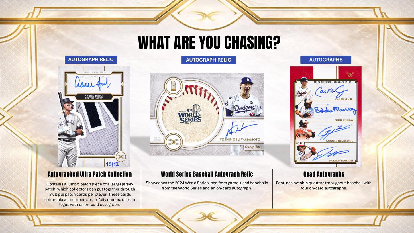 2025 Topps Definitive Collection Baseball Hobby