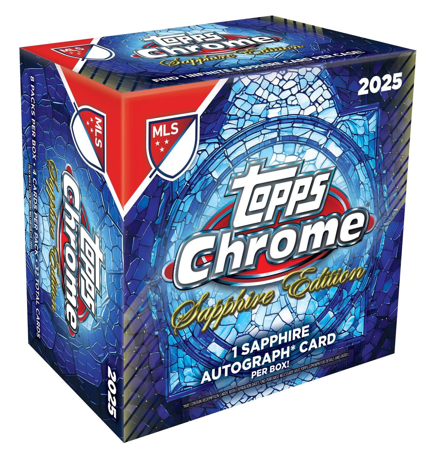 2025 Topps Chrome MLS Soccer Sapphire Edition