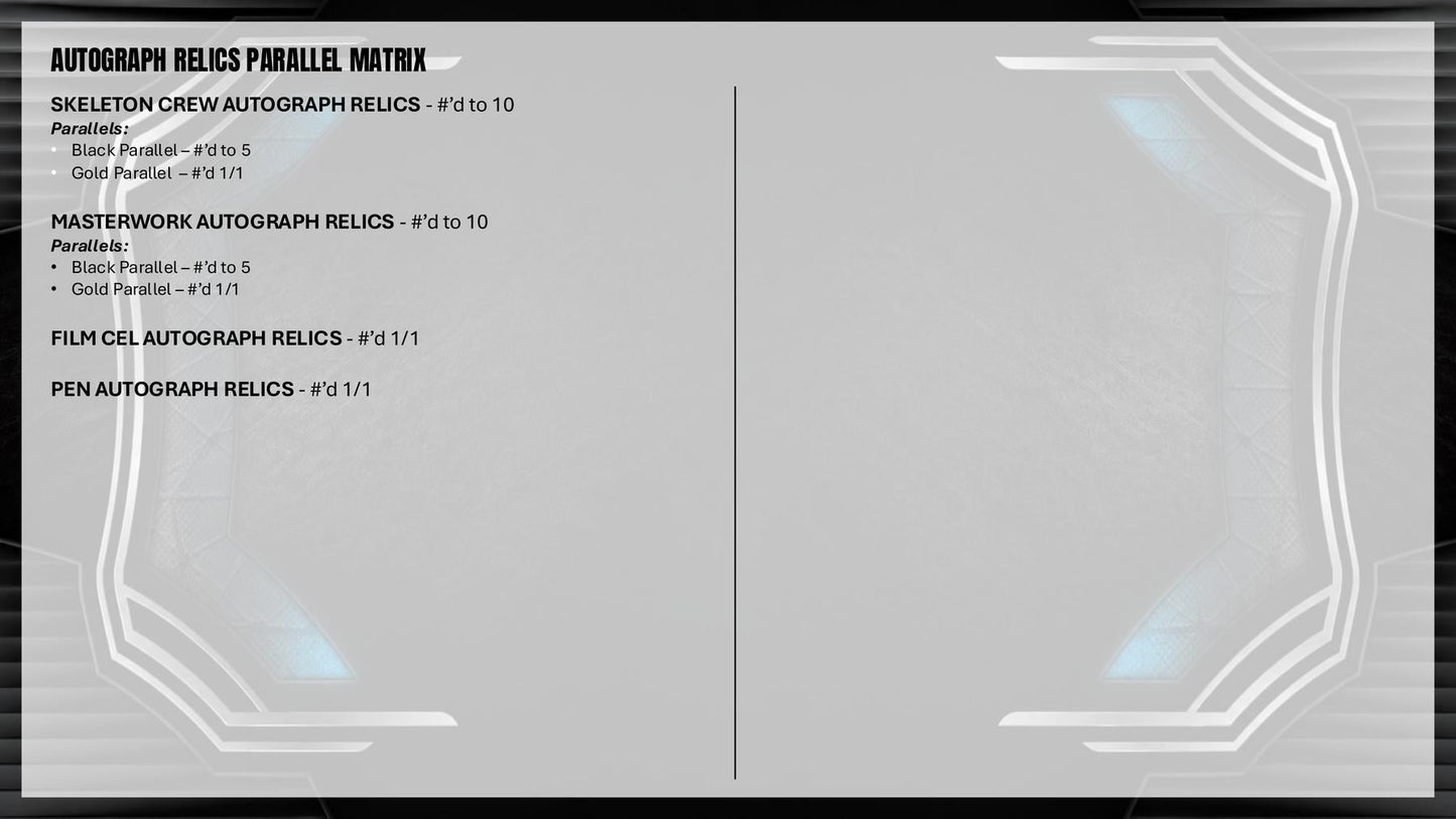 2025 Topps Star Wars Masterwork Hobby