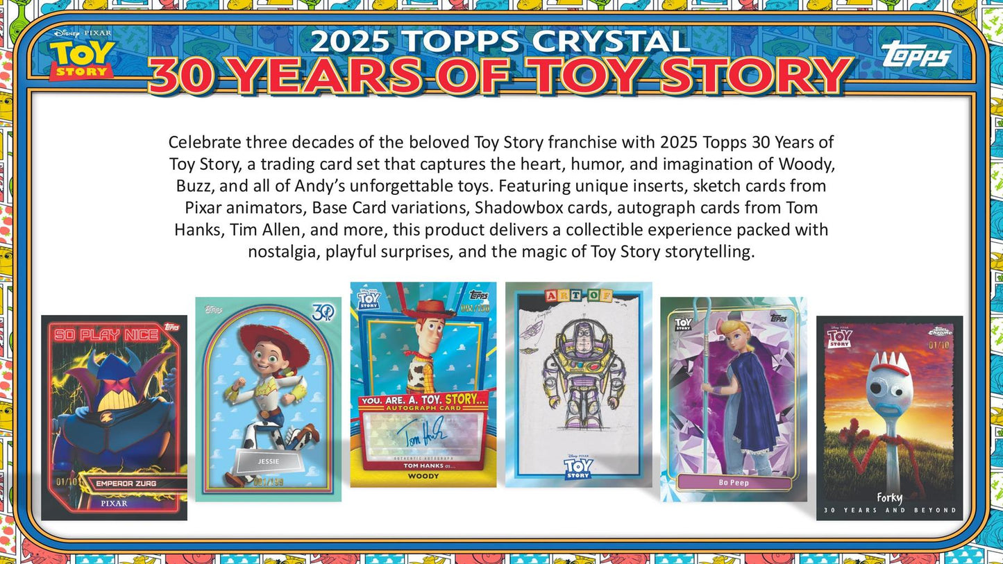 2025 Topps Crystal 30 Years of Toy Story Hobby