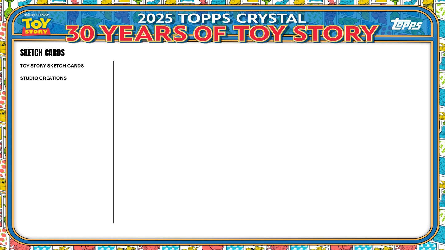 2025 Topps Crystal 30 Years of Toy Story Hobby