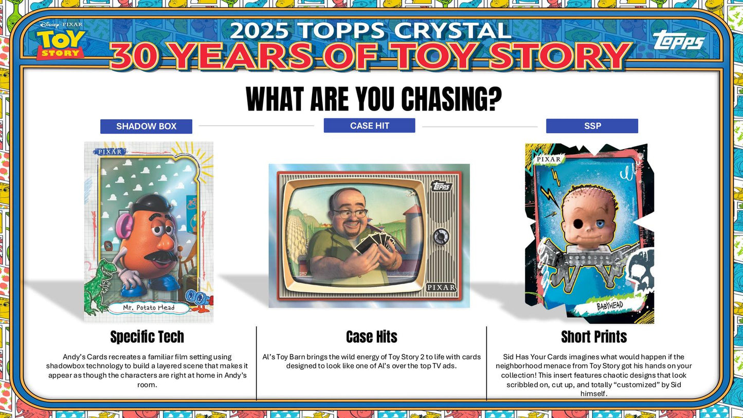 2025 Topps Crystal 30 Years of Toy Story Hobby