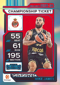 2025/26 Panini Contenders EuroLeague Basketball Hobby