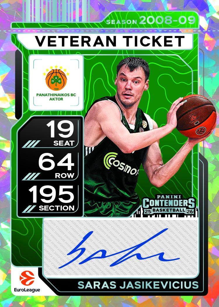 2025/26 Panini Contenders EuroLeague Basketball Hobby