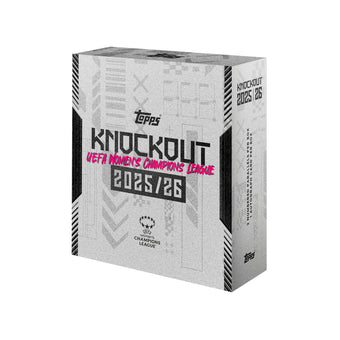 compare product 2025/26 Topps UEFA Women's Champions League Soccer Knockout Hobby Box