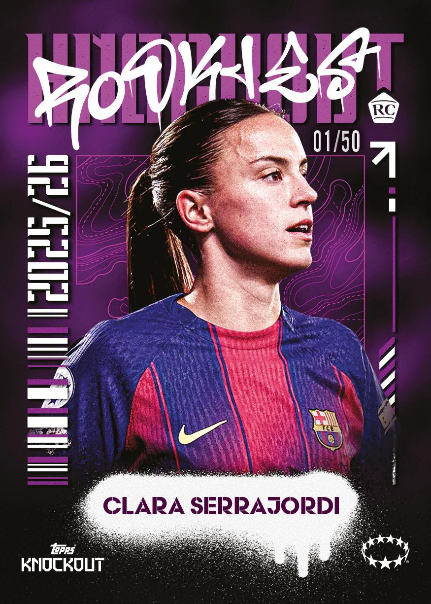 2025/26 Topps UEFA Women's Champions League Soccer Knockout Hobby Box