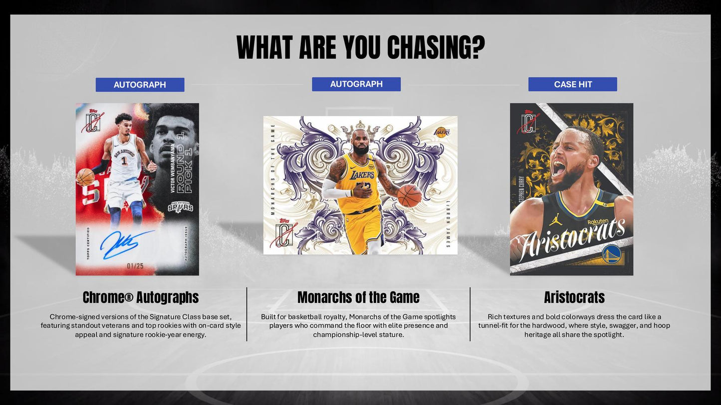2025/26 Topps Signature Class Basketball Hobby