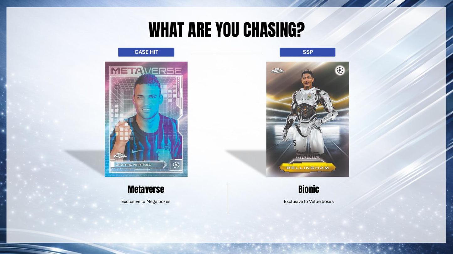 2025/26 Topps Chrome UEFA Club Competitions Soccer Hobby