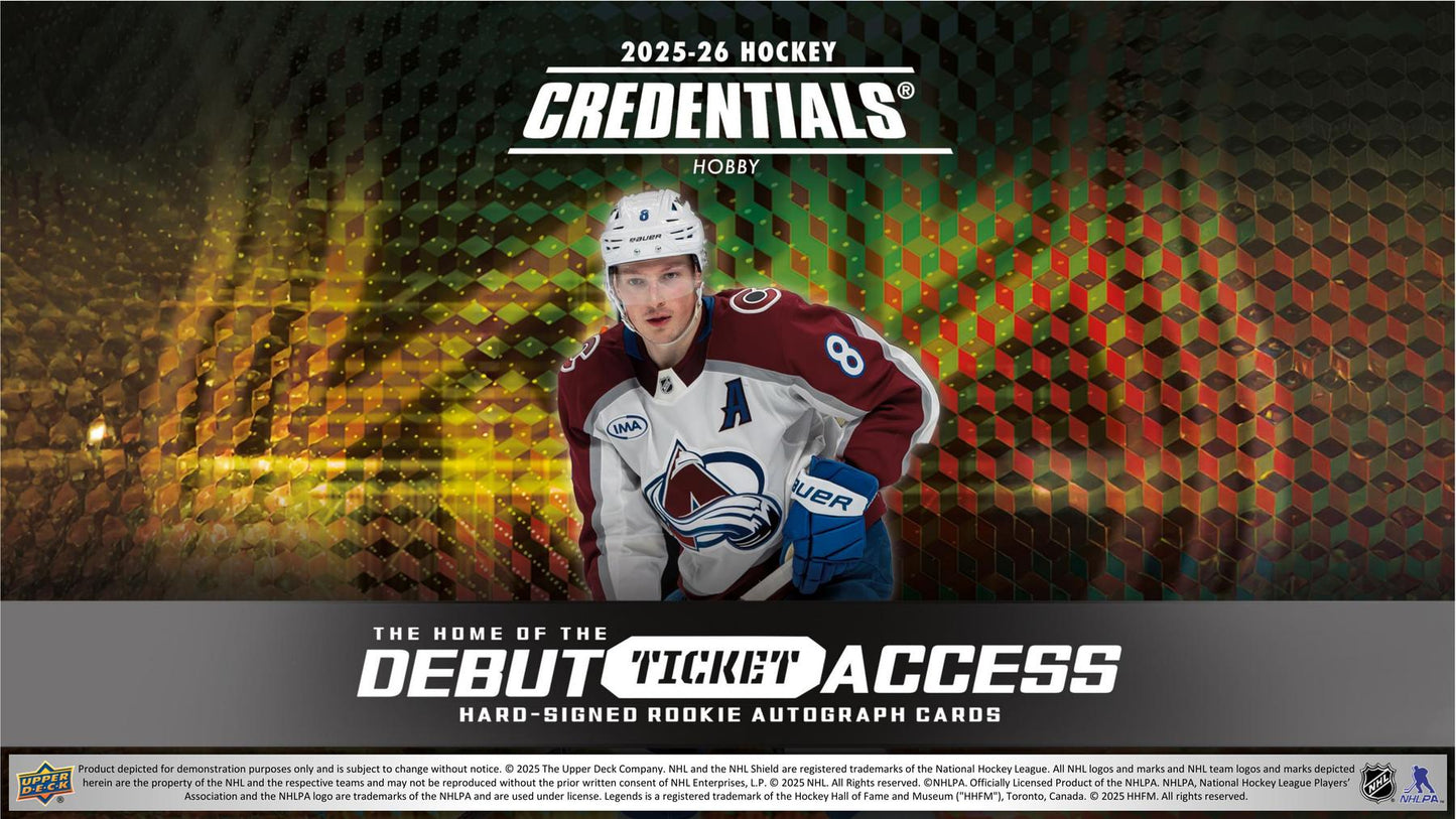 2025/26 Upper Deck Credentials Hockey Hobby