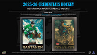 2025/26 Upper Deck Credentials Hockey Hobby