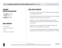 2025/26 Panini Noir Road to FIFA World Cup Soccer Hobby