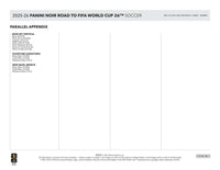 2025/26 Panini Noir Road to FIFA World Cup Soccer Hobby