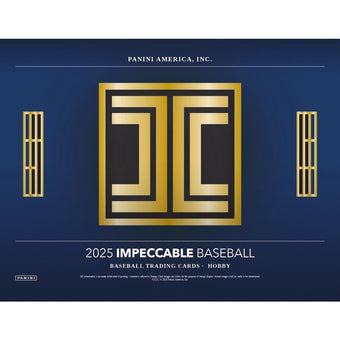 compare product 2025 Panini Impeccable Baseball Hobby 3 Box Case