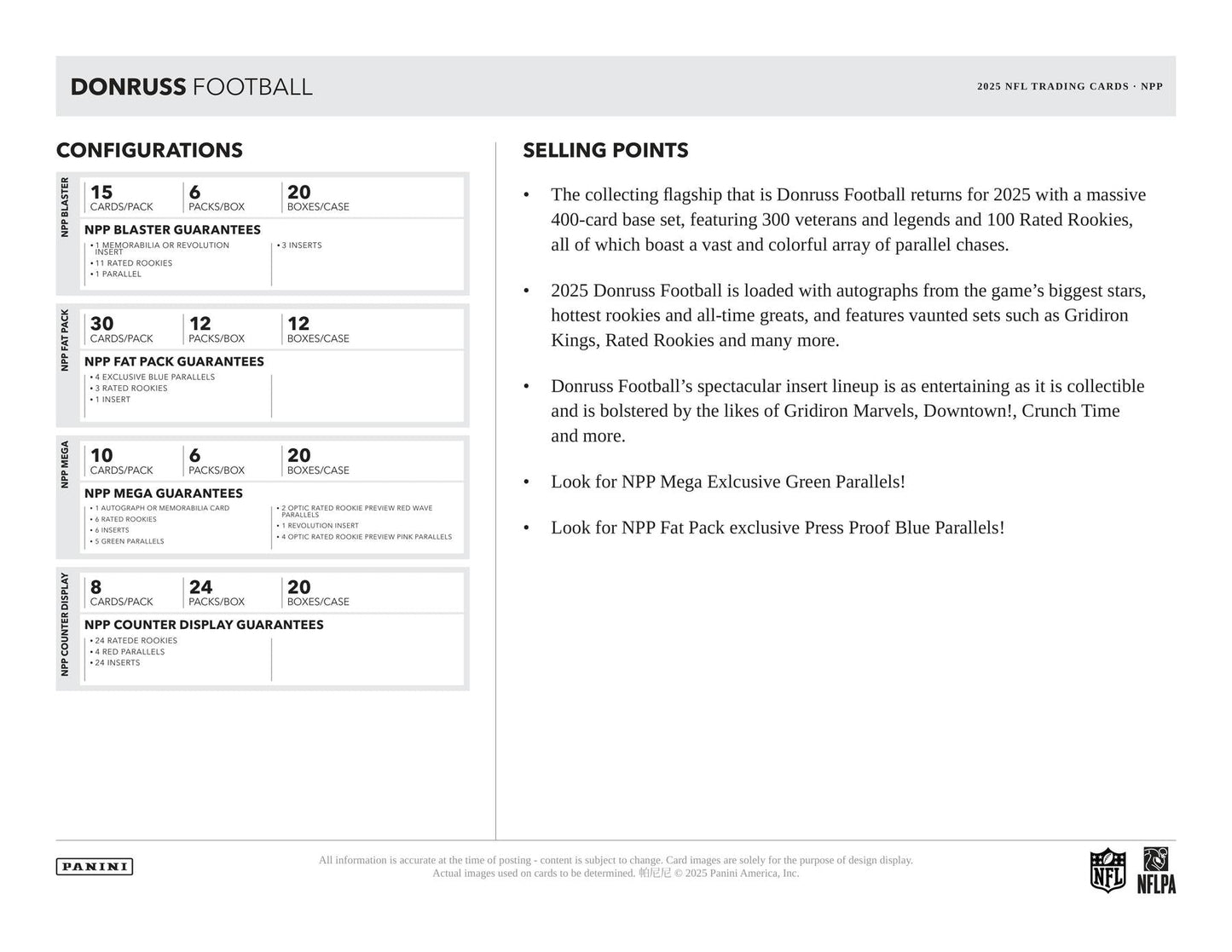 2025 Panini Donruss Football Jumbo Value 12-Pack