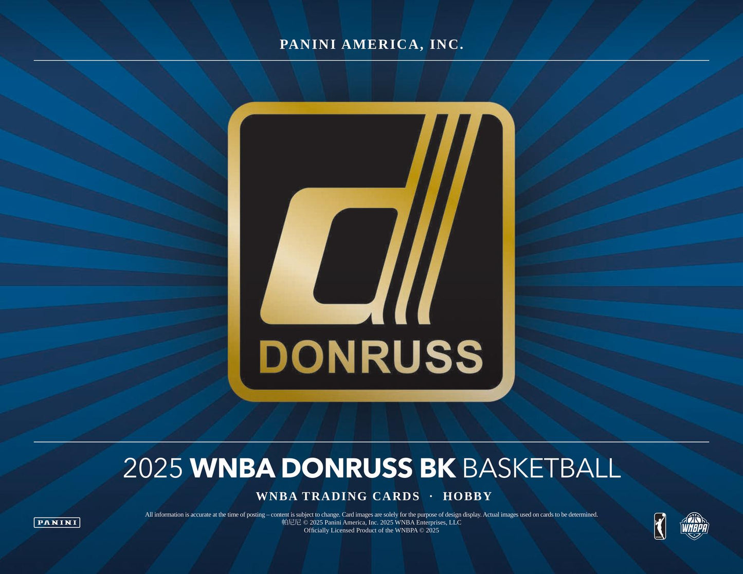 2025 Panini Donruss WNBA Basketball Hobby