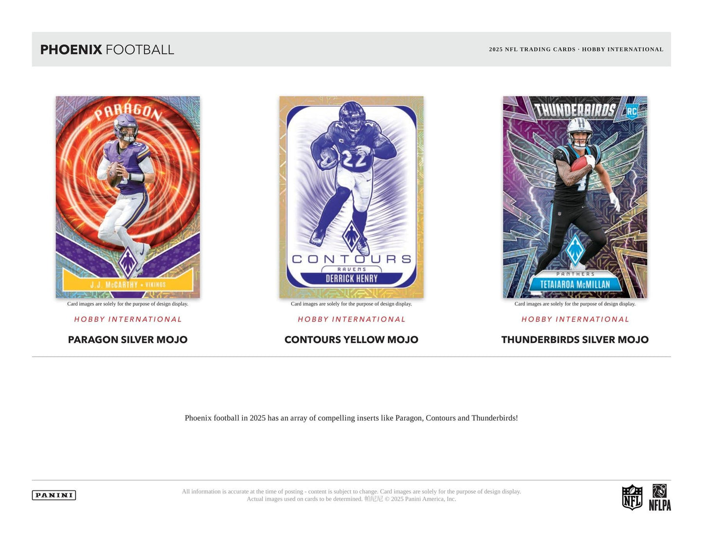 2025 Panini Phoenix Football Hobby International Mega