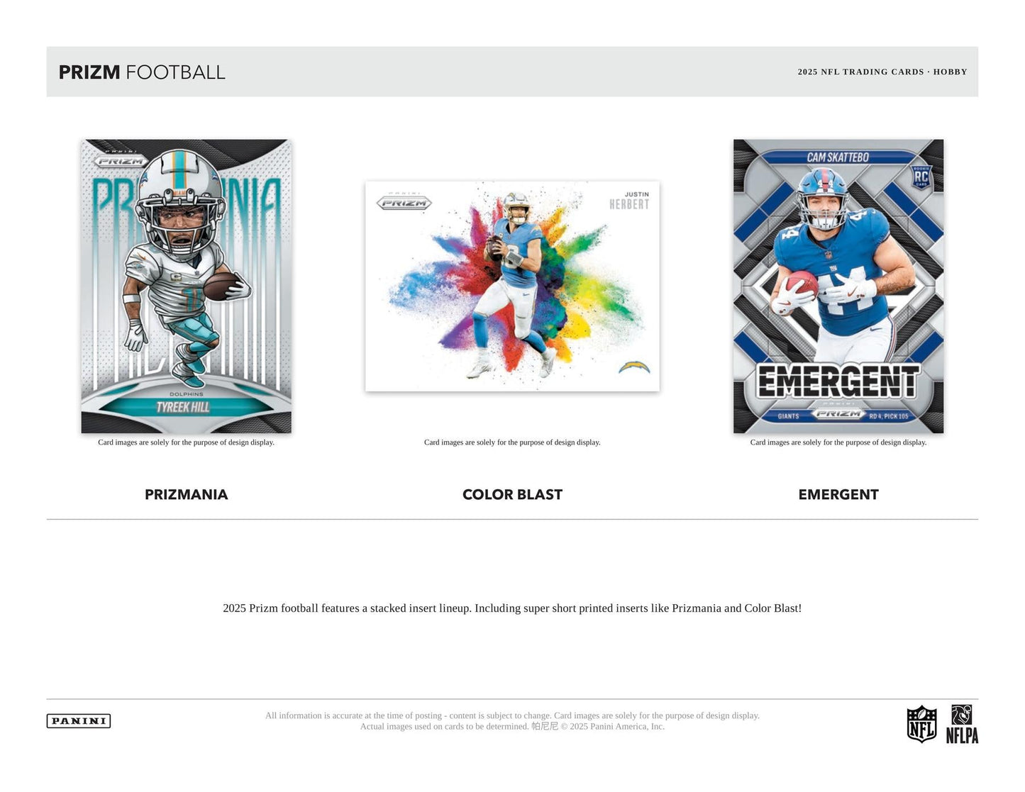 2025 Panini Prizm Football Hobby