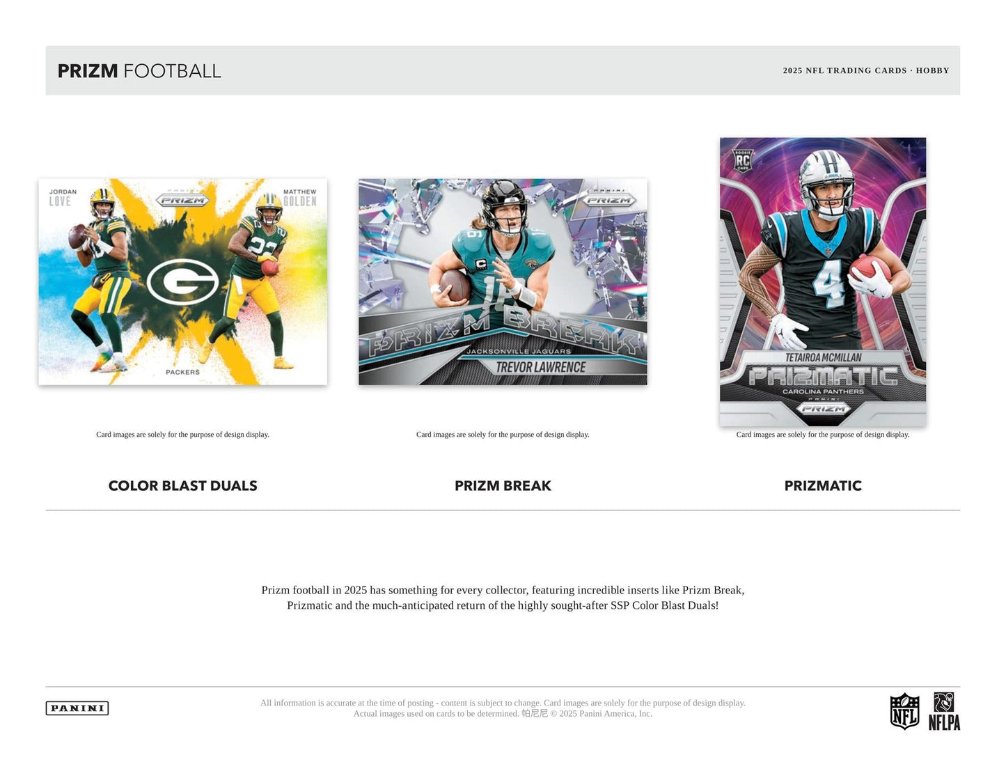 2025 Panini Prizm Football Hobby