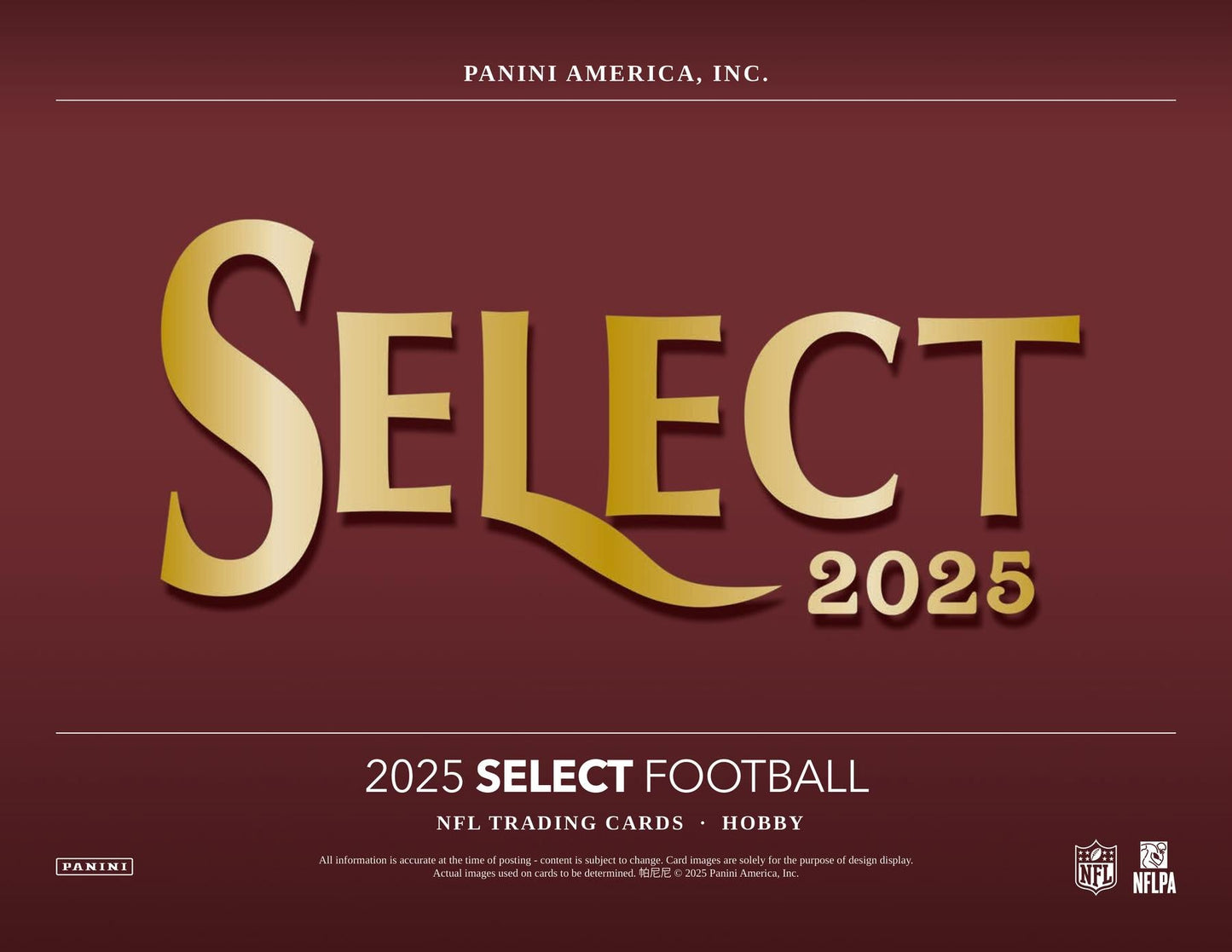 2025 Panini Select Football Hobby