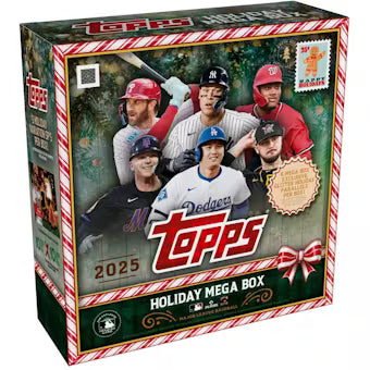 compare product 2025 Topps Holiday Baseball Mega 20 Box Case