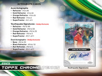 2025 Topps Chrome Tennis Hobby