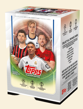 compare product 2024-25 Topps UEFA Club Competitions Soccer Blaster Box