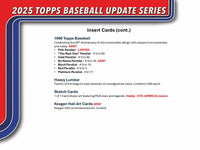2025 Topps Update Series Baseball Hobby
