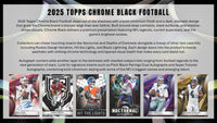 2025 Topps Chrome Black Football Hobby