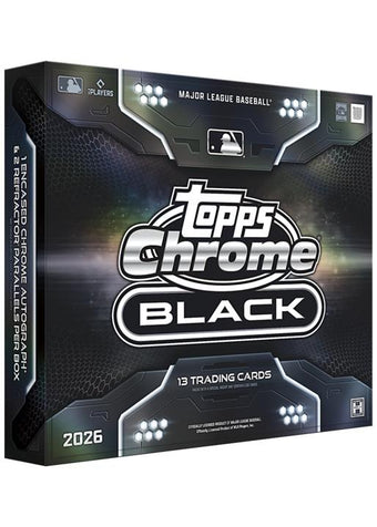 compare product 2026 Topps Chrome Black Baseball Hobby