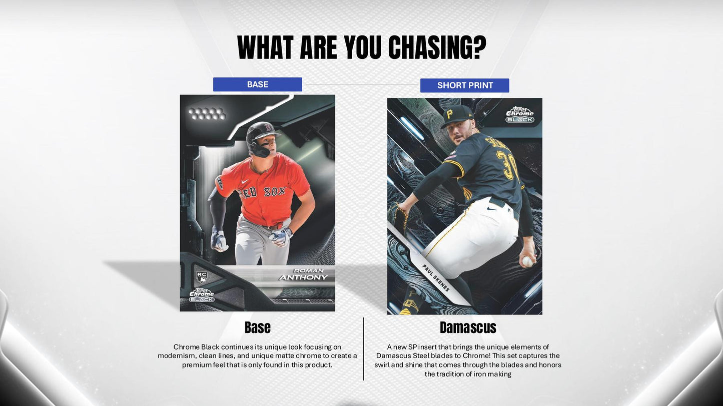 2026 Topps Chrome Black Baseball Hobby