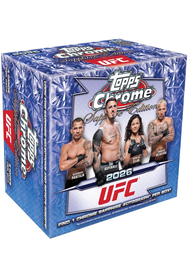 2026 Topps Chrome UFC Sapphire Edition