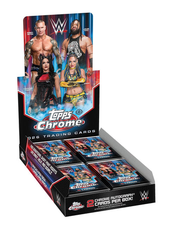 compare product 2026 Topps Chrome WWE Wrestling Hobby