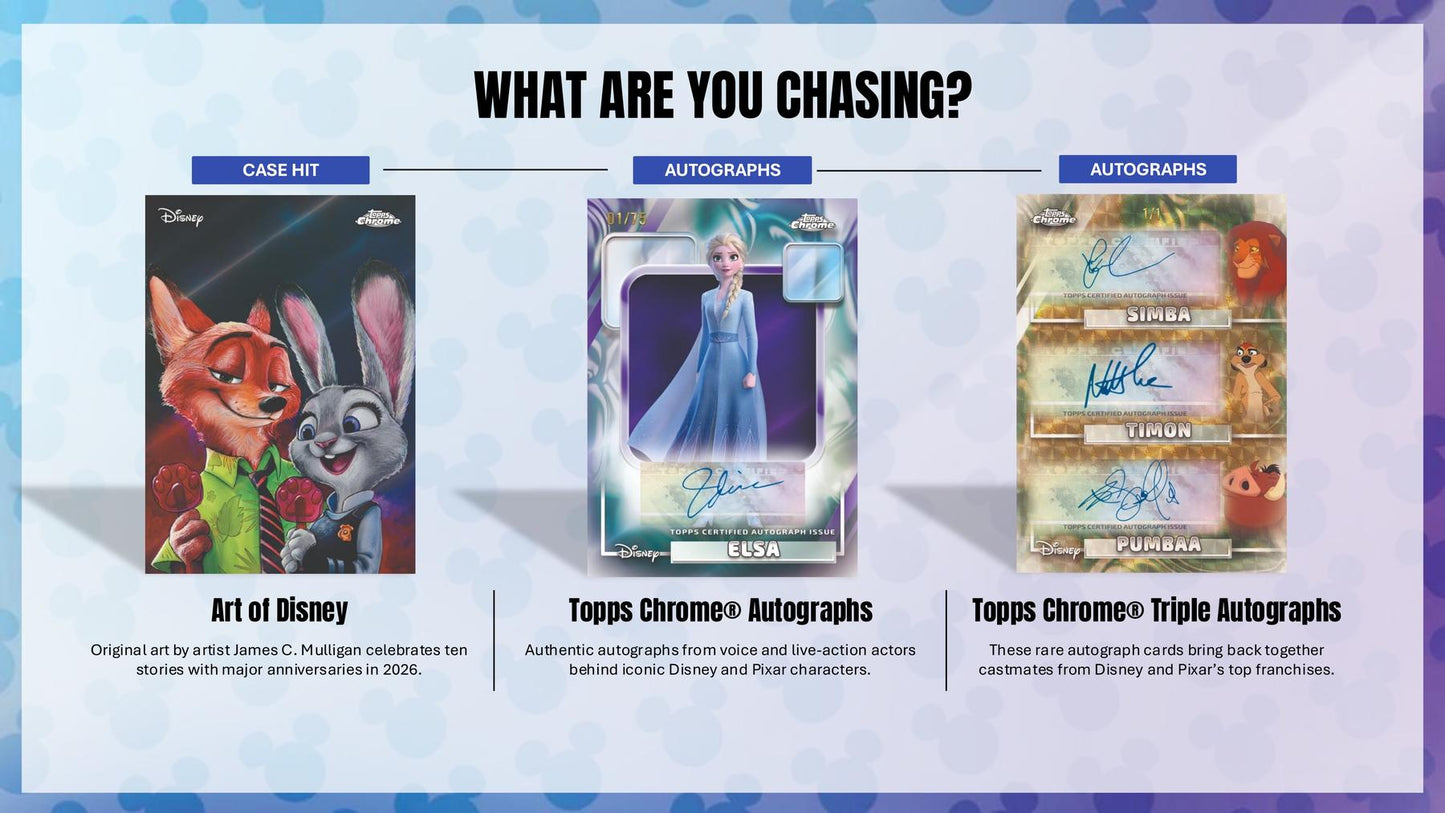 2026 Topps Disney Chrome Mega