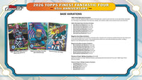 2026 Topps Finest Fantastic Four Hobby