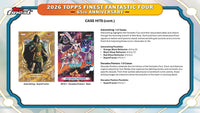 2026 Topps Finest Fantastic Four Hobby