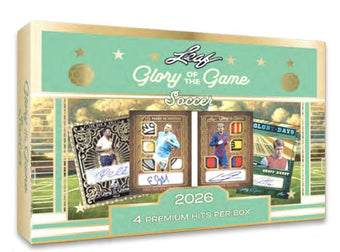 compare product 2026 Leaf Glory of the Game Soccer Hobby