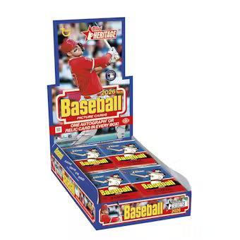 compare product 2026 Topps Heritage Baseball Hobby 12-Box Case